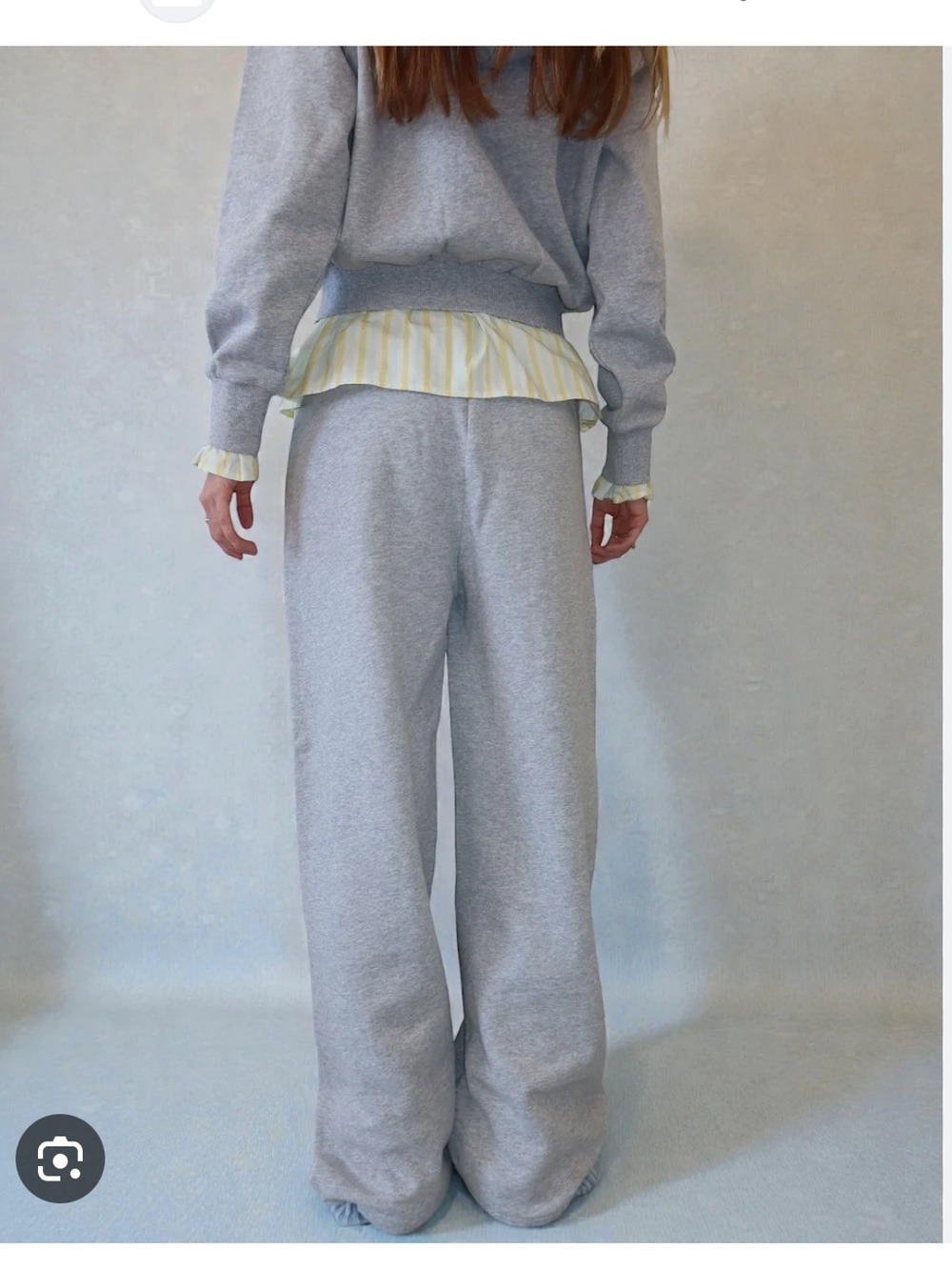 Verconiik Day Off Sweats in Haze 
Track Joggers in Light Gray